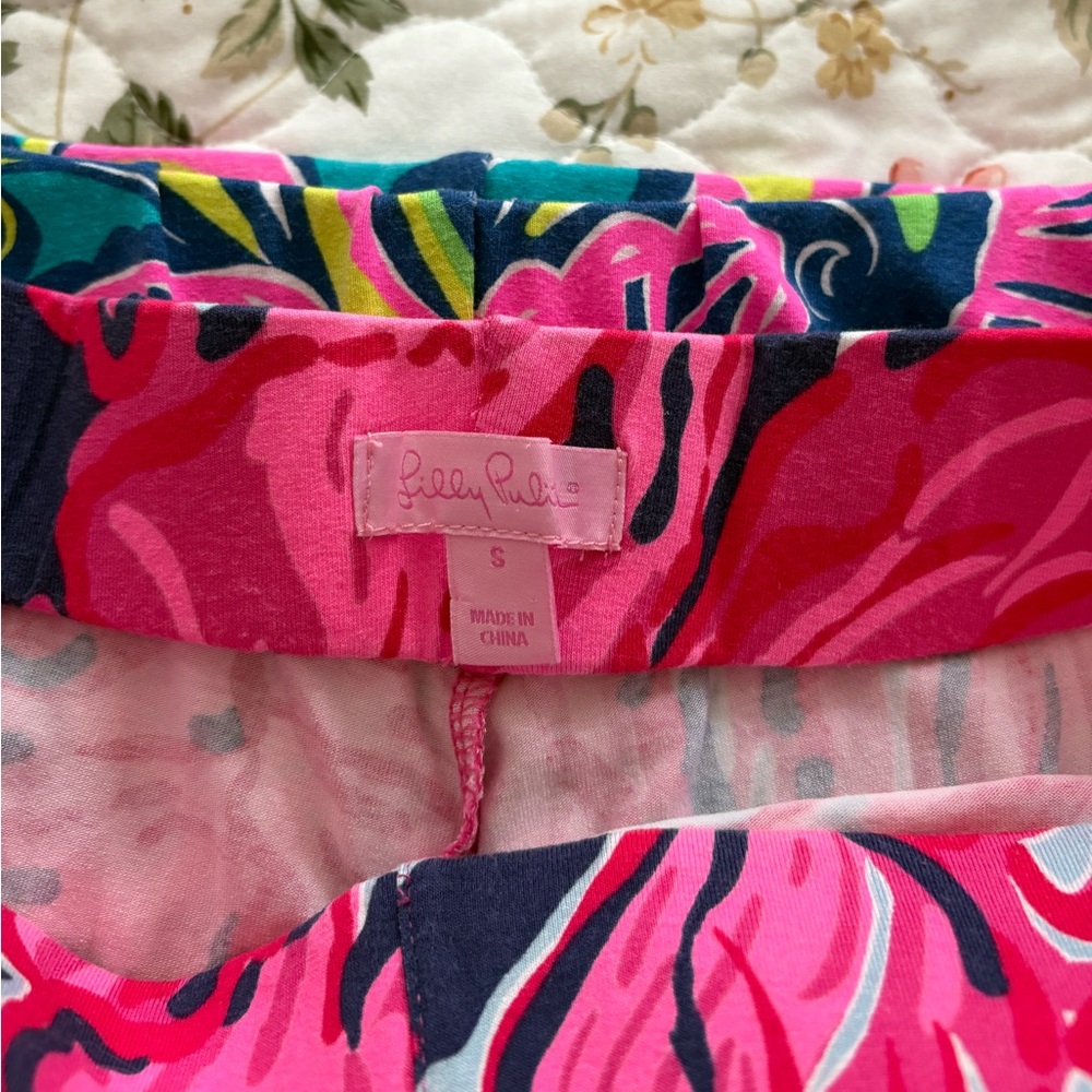 Lilly Pulitzer SAMPLE Georgia May Palazzo Pant Sea Blue Private Island Sz Small - Picture 10 of 10